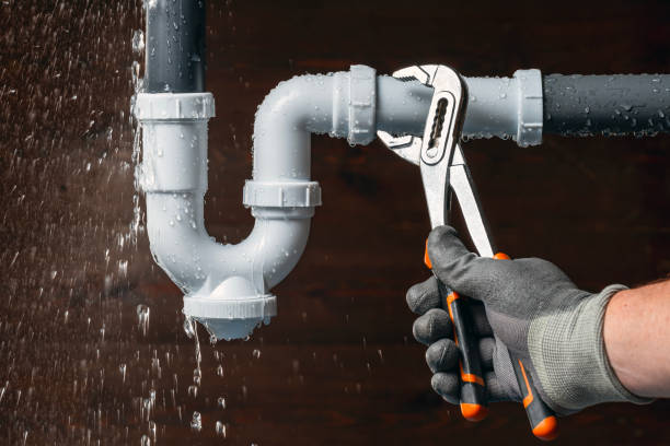 Professional Leak Detection technician working in Bringhurst, IN